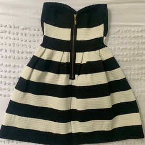 White and Black Bubble Dress!